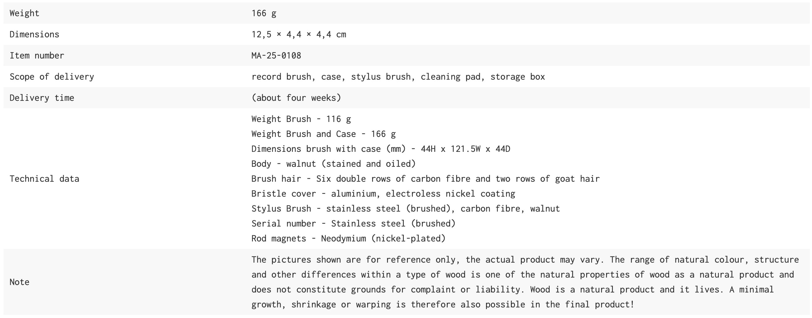 Ramar - Record Brush Ma