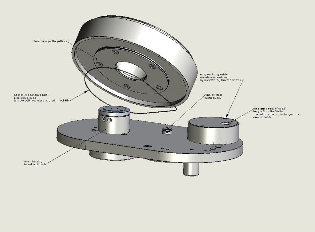 Platine vinyle AMG Viella V12