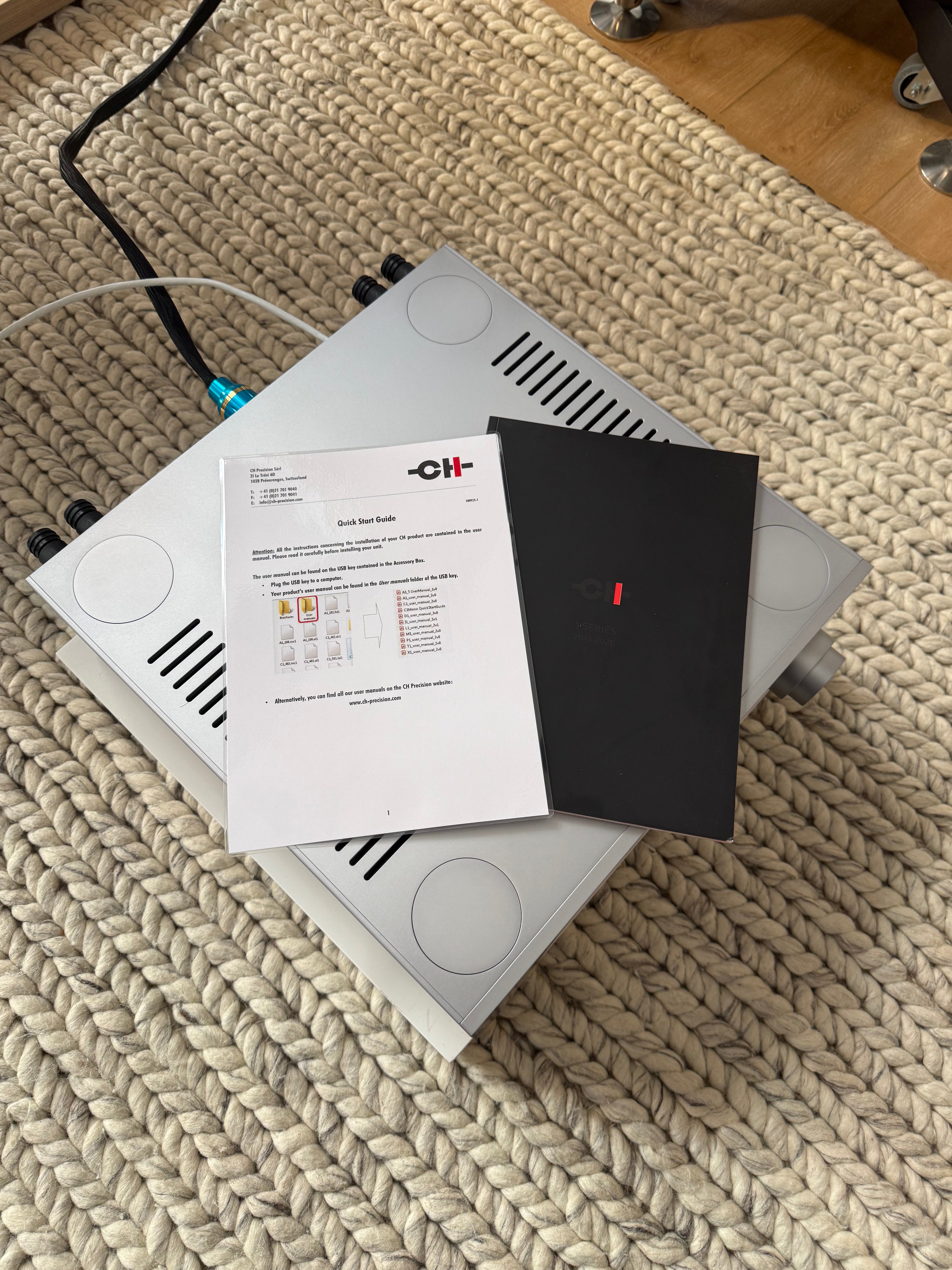 Amplificateur intégré CH Precision I1 avec option carte Streamer HD