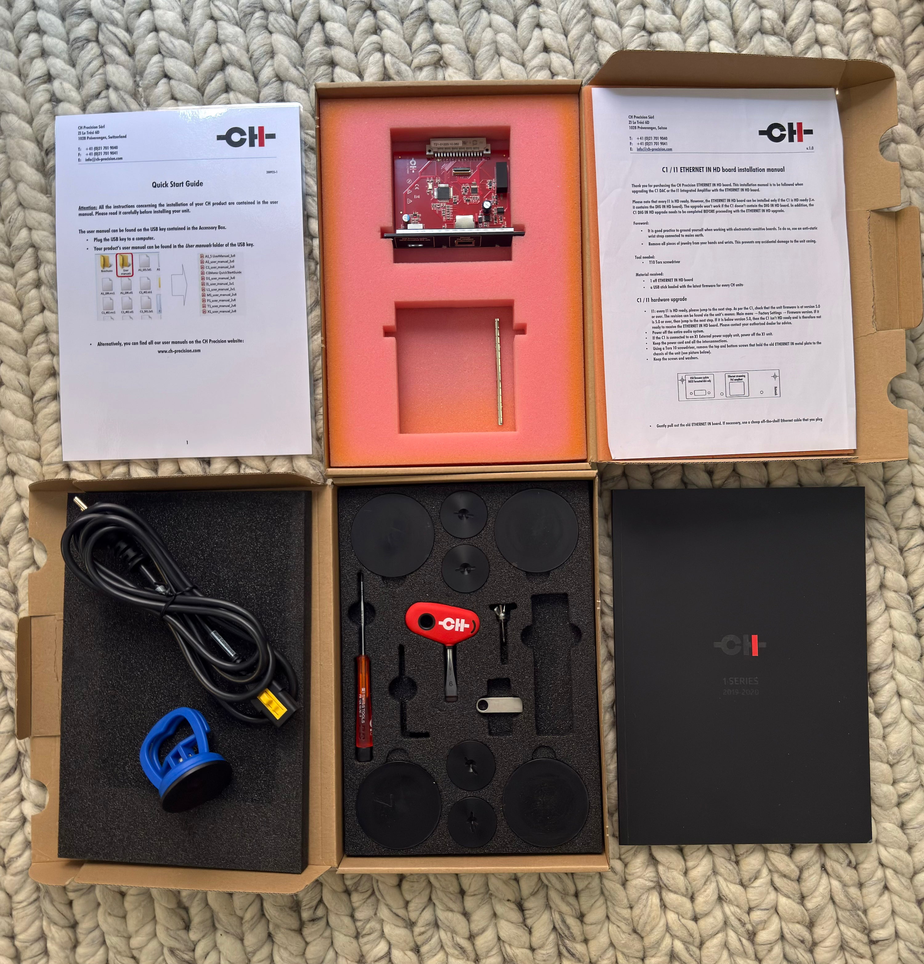 Amplificateur intégré CH Precision I1 avec option carte Streamer HD
