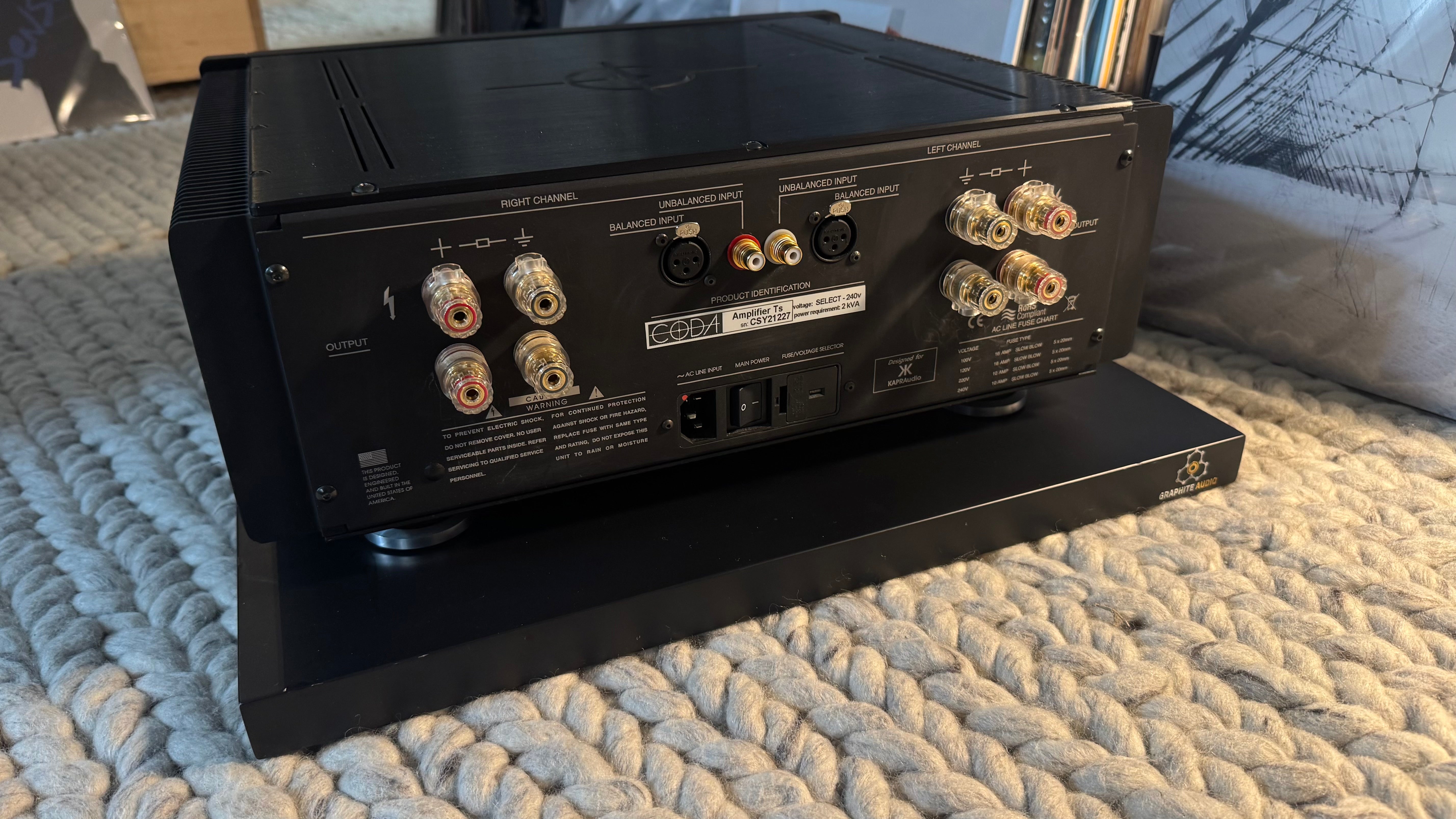 Bloc de puissance stereo Coda Continuum Tsx