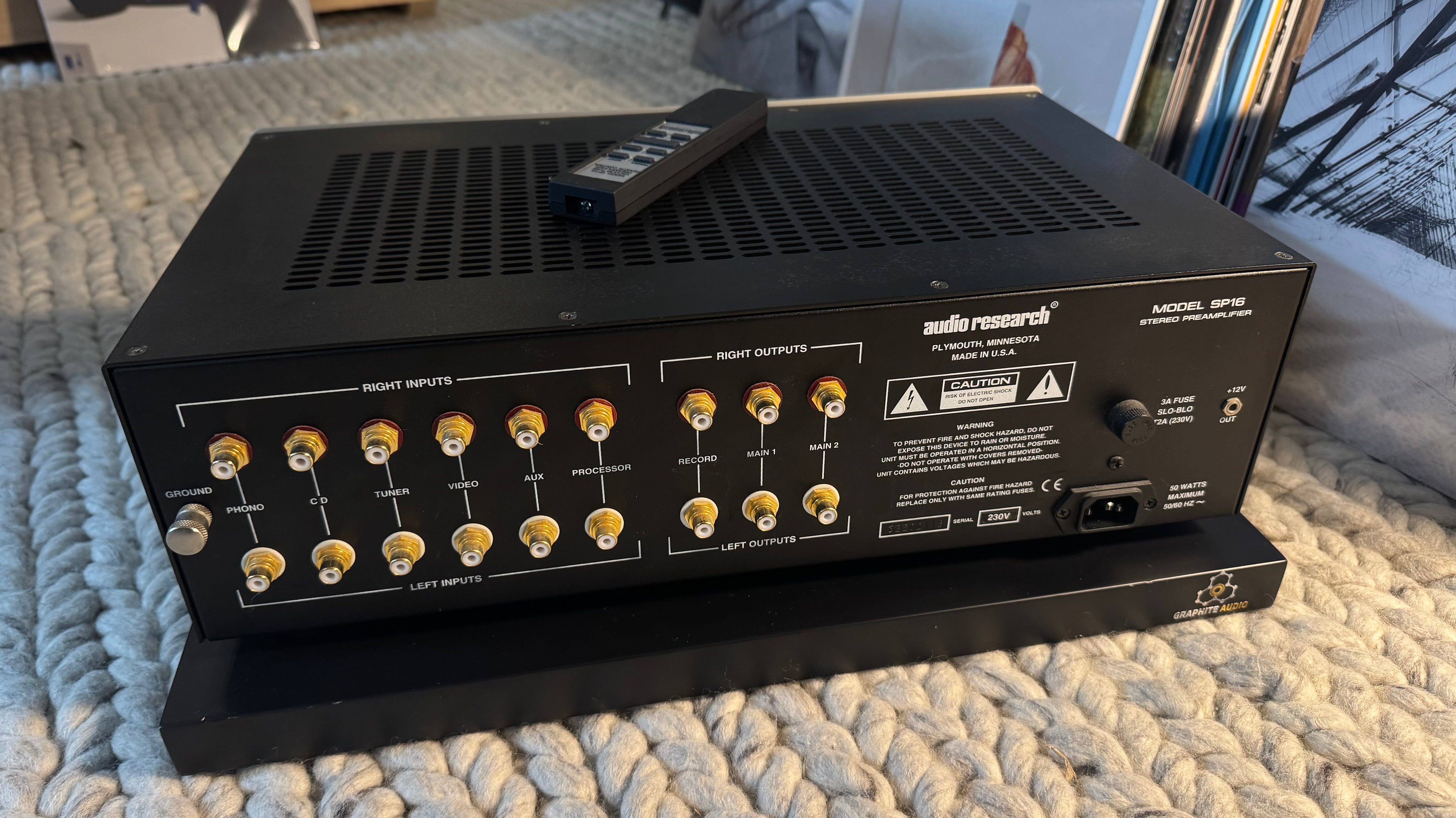 Préamplificateur Audio Research SP16 option Phono MM