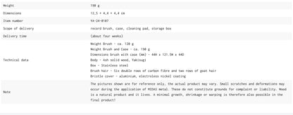 Ramar - Brosse à disques Yakisugi