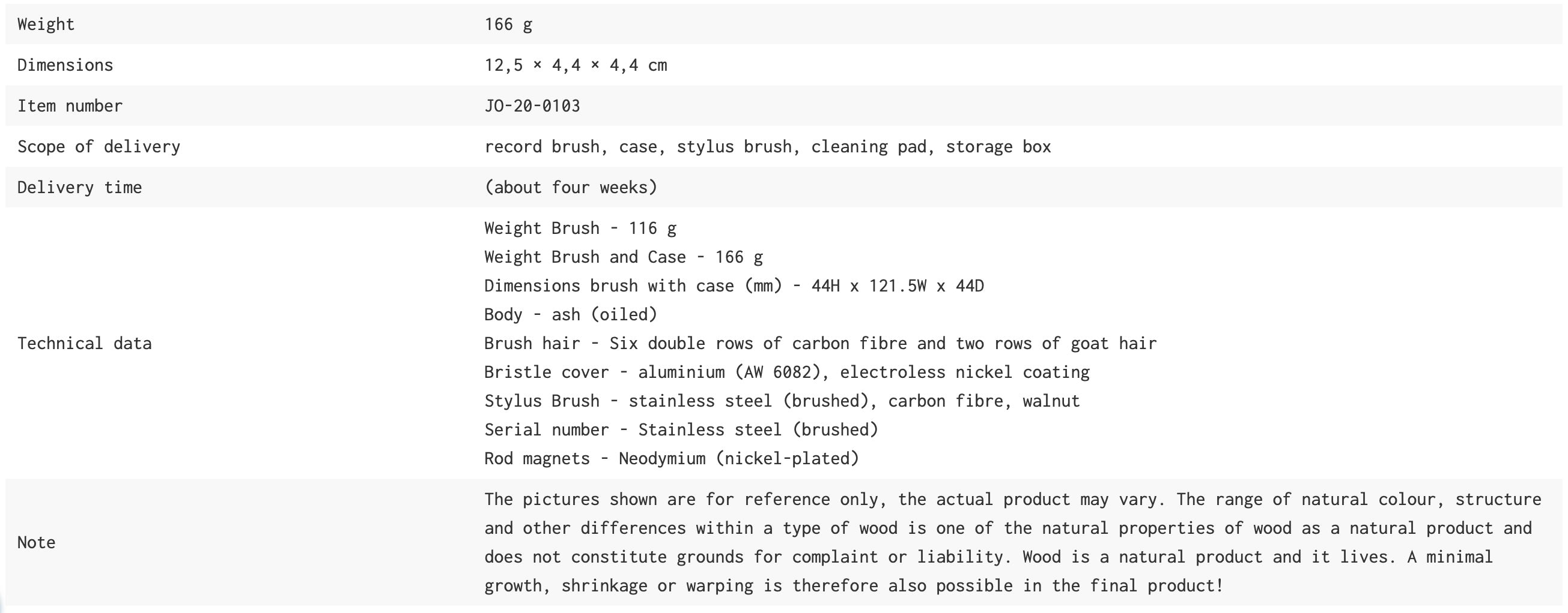 Ramar - Record Brush Joni
