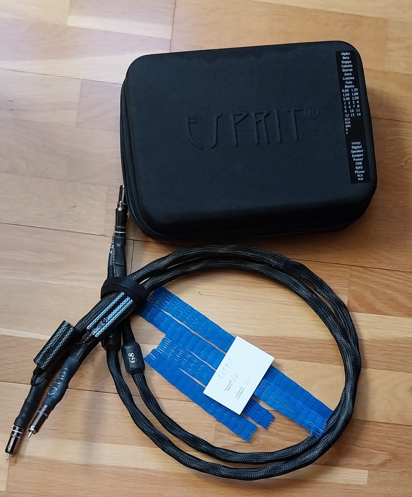 Câbles Esprit Lumina G8 RCA - 1.20m
