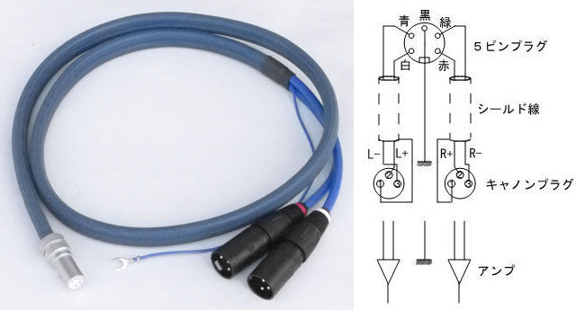 Glanz MH-BC  tonearm cable